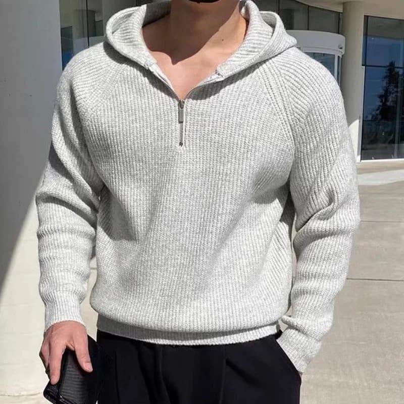 Sweater sweater with half zipper jacket thickened lazy style autumn and men winter
