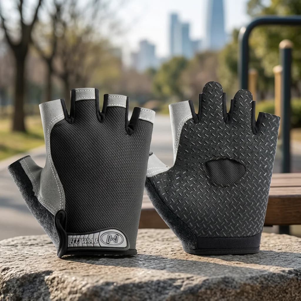 Breathable Summer Gloves for Fitness, Solar Protection, Cycling, Mid-Size, Non-slip, For Men and Women, Hiking, Pesi Lifting