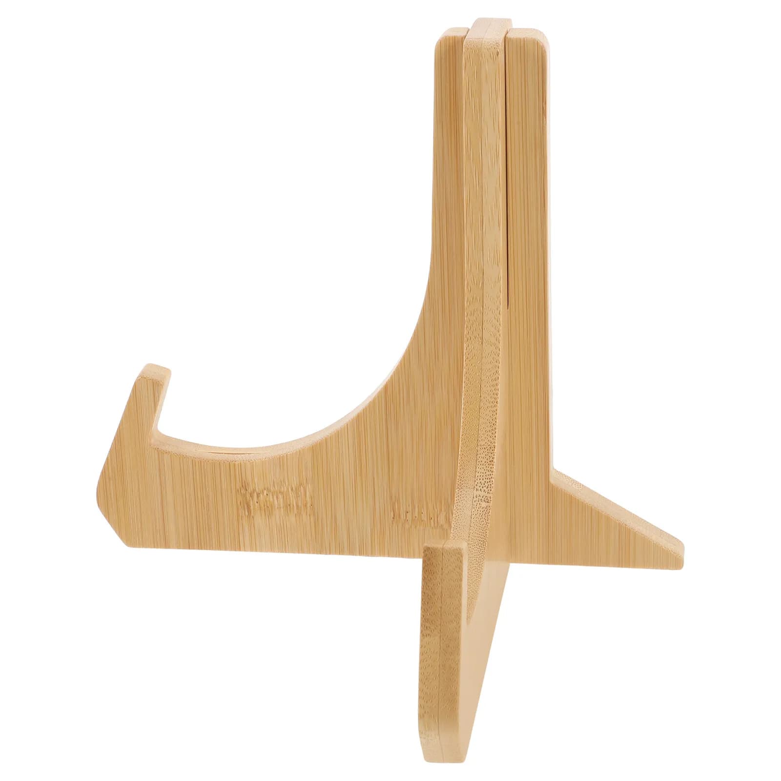 Premium Wooden Picture Frame Stand Easel Tabletop Photo Display Holder Versatile Plate Rest for Home Office Shelf Decor