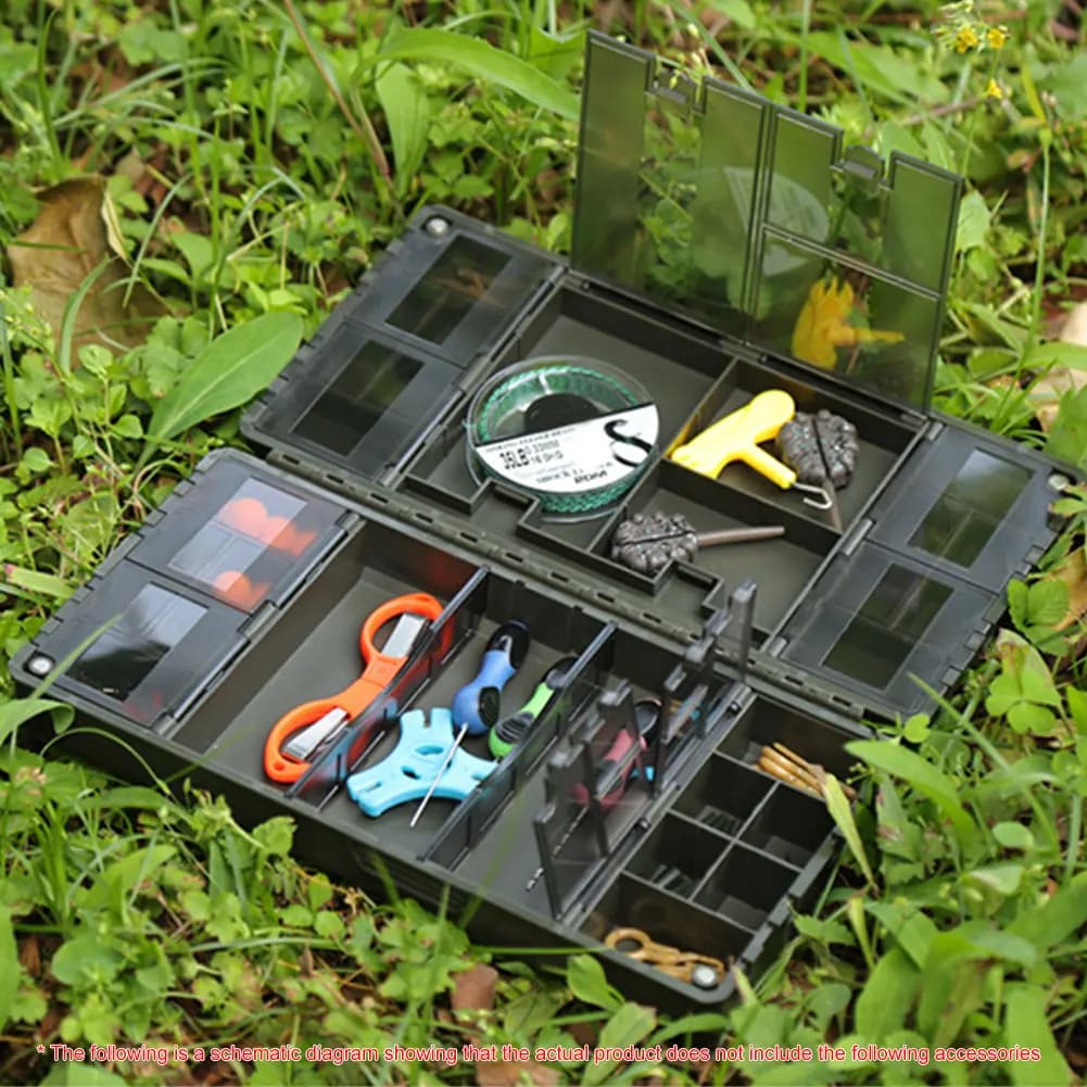 Carp Fishing Organizer Box, Fishing Equipment Container in Moscow with Magnetic Parts, Fishing Accessories