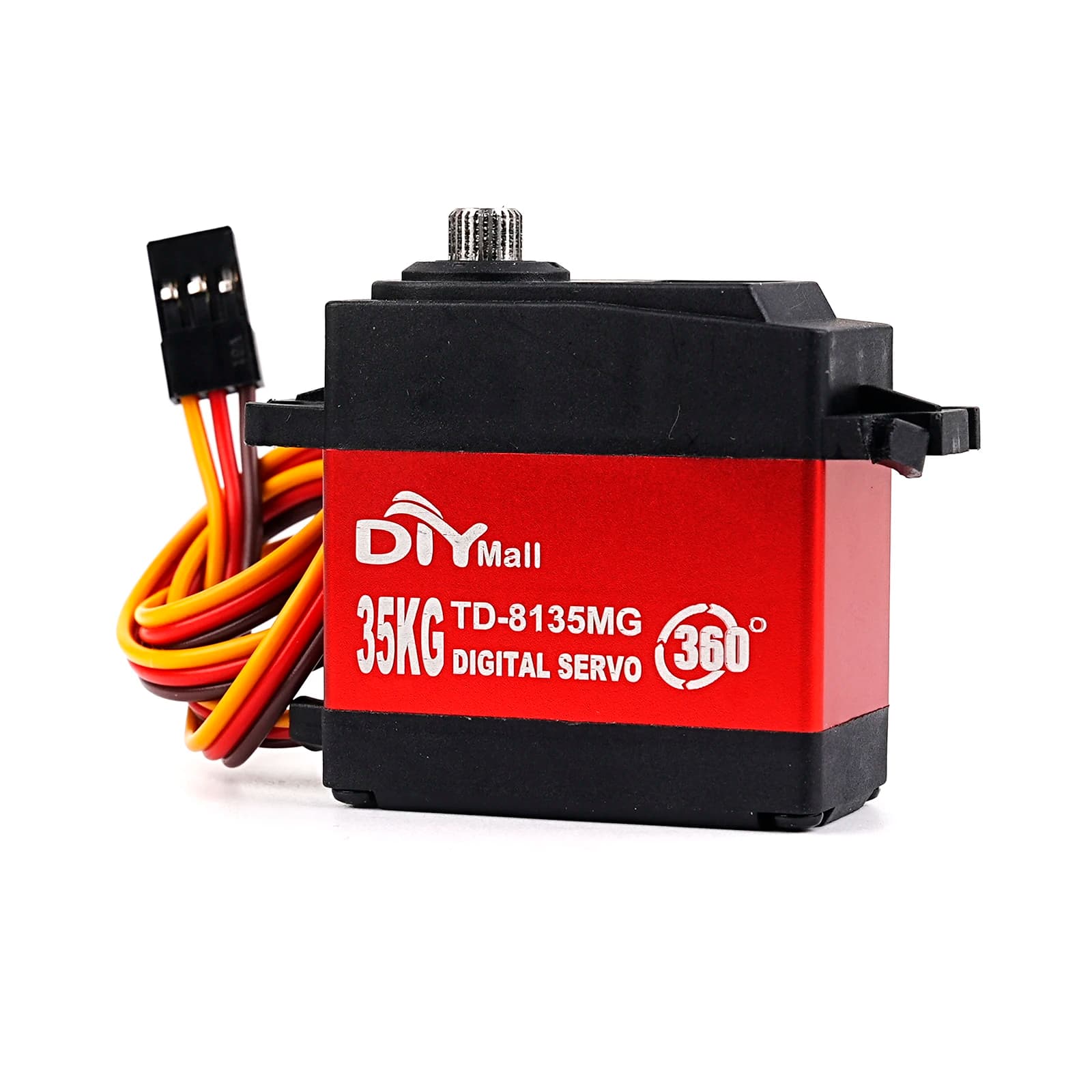 Servo Digitale TD-8135MG 35KG 8.4V HV ad Alta Coppia 360 Gradi 25T con Braccio in Metallo Impermeabile per Auto RC, Crawler, Aeromobili e Robot