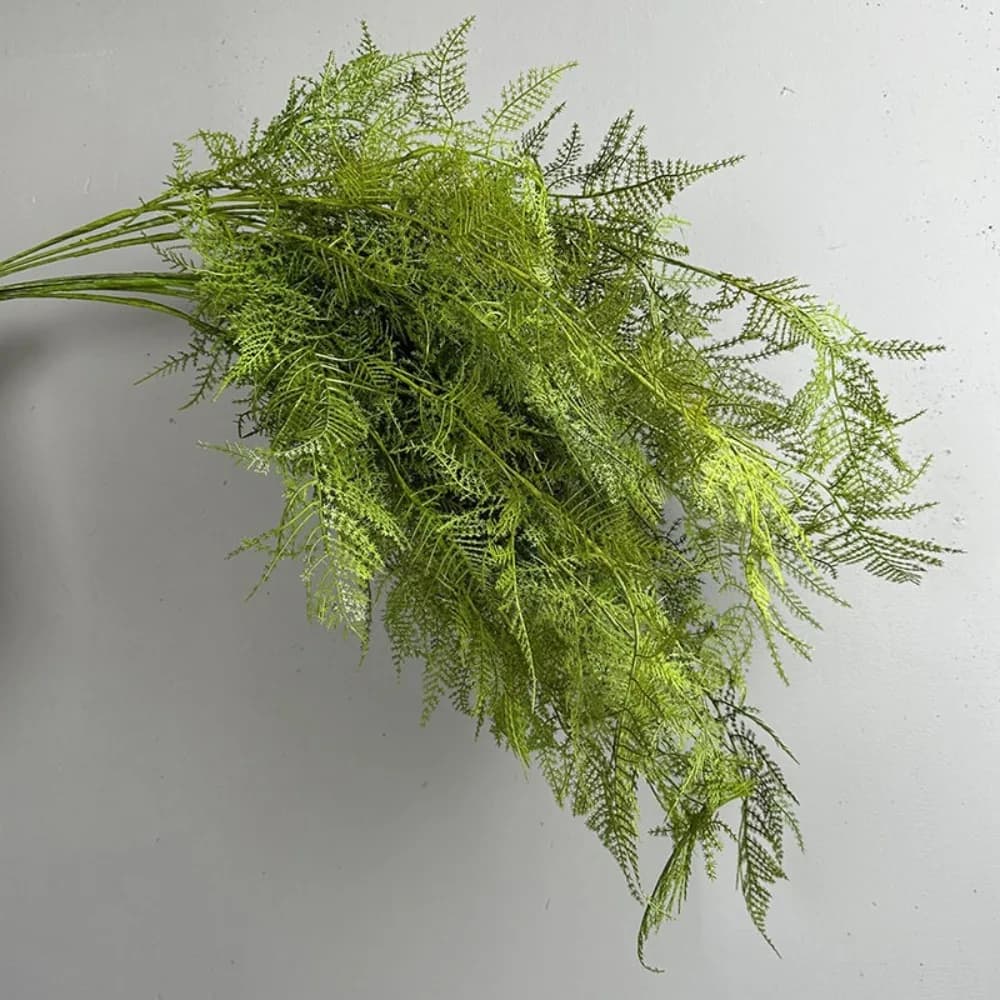 Large Artificial Fern Plant Branches Realistic Real Touch Artificial Asparagus Fern Handmade Elegant Fake Plants Wedding Decor