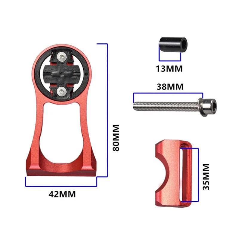 Set supporto supporto staffa anteriore attacco attacco bici per GARMIN Edge 1000 820 Gopro FK88