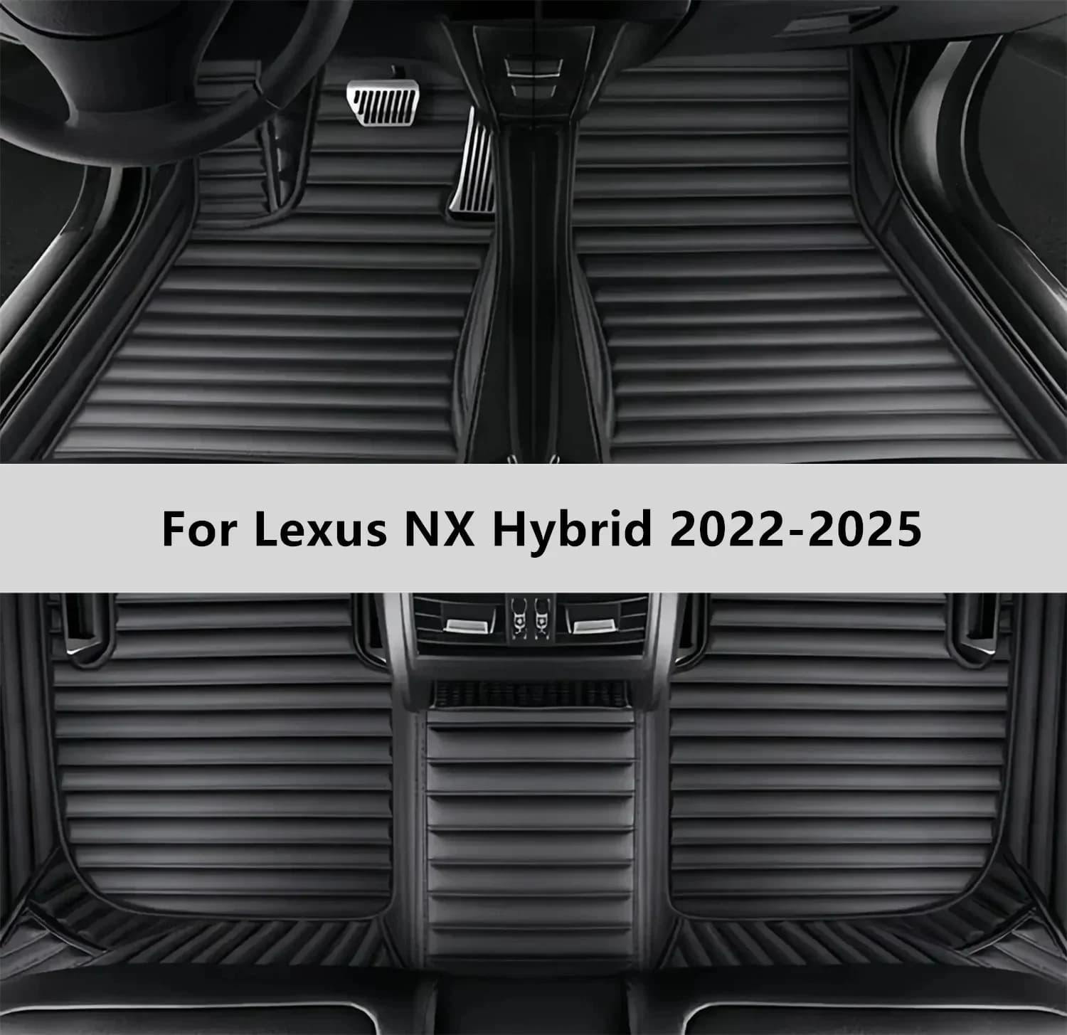 Tappetini per auto personalizzati per Lexus NX Hybrid 2022-2025 Tappetino per auto Accessori per tappetini per auto Uomo Donna Accessori interni
