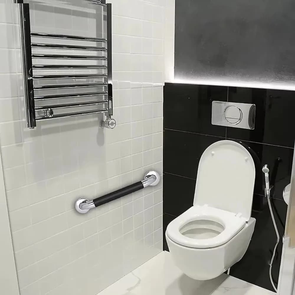 Maniglia per doccia durevole in acciaio inossidabile antiscivolo Previene le cadute Corrimano per WC Ausiliario avanzato Addensare portasciugamani Ospedale