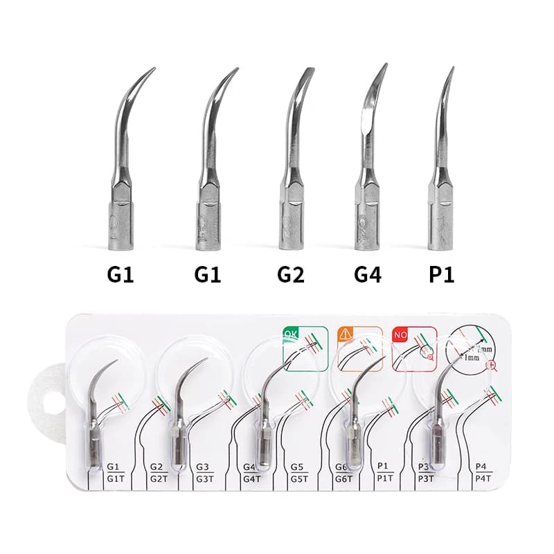 5Pcs Dental Ultrasonic Scaler Tip Scaling Periodontics Endodontics Fit EMS Woodpecker Teeth Whitening Tools