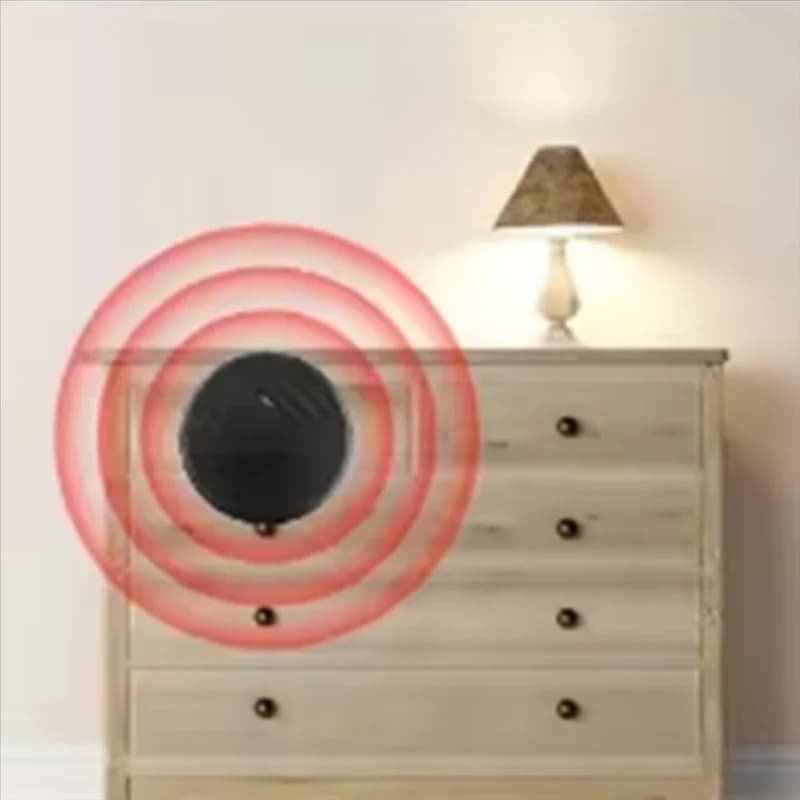 DIGIT-Sensore di vibrazione per porte e finestre wireless Allarme 125Db Sistema di rilevamento antifurto rottura vetro, installazione semplice