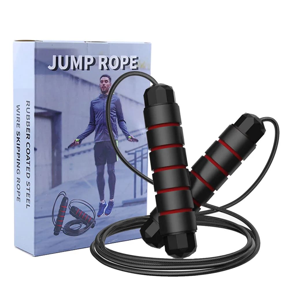 Professional Jump Rope with PVC Bearings and Steel Wire