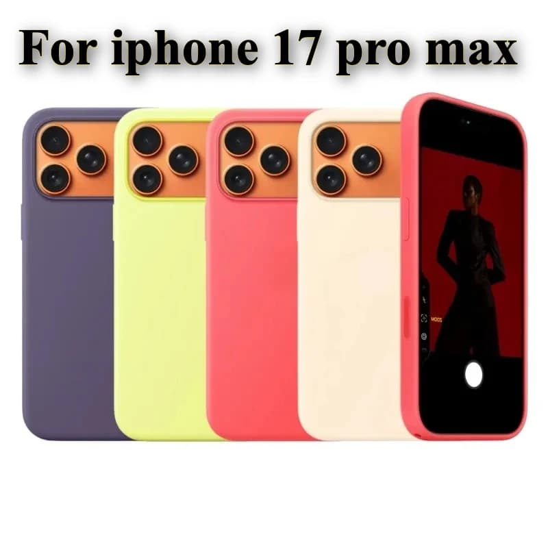 High Quality Original Liquid Silicone Magnetic Case for Apple IPhone 17 Pro Max for Magsafe Wireless Charging Anti-drop Cover