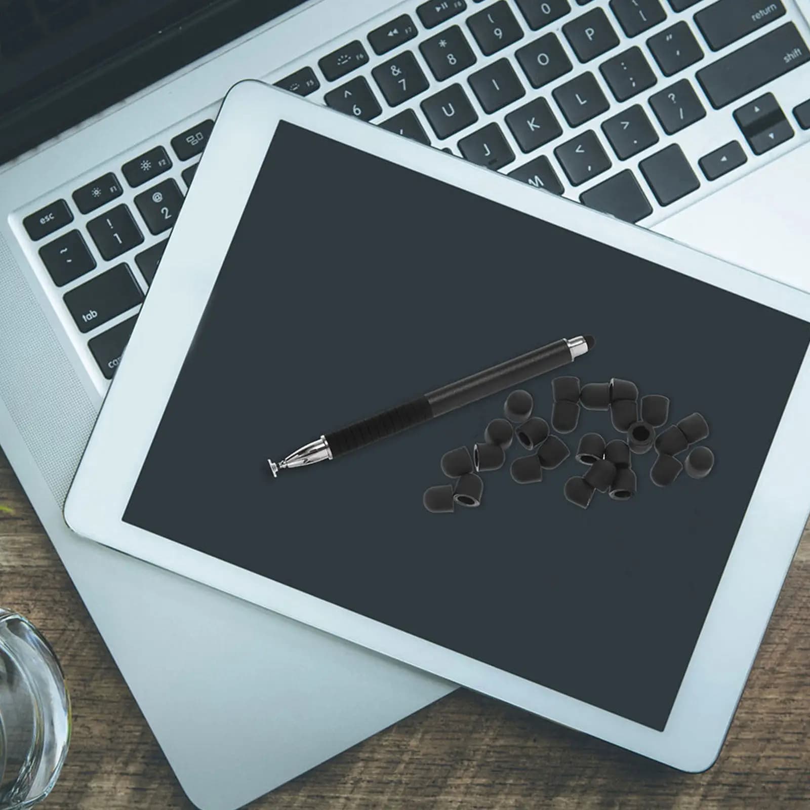 100 Pezzi Punte di Ricambio per Stilo, Testine in Silicone per Penne Capacitive, Accessori per Disegno e Scrittura su Tablet e Telefoni Touchscreen