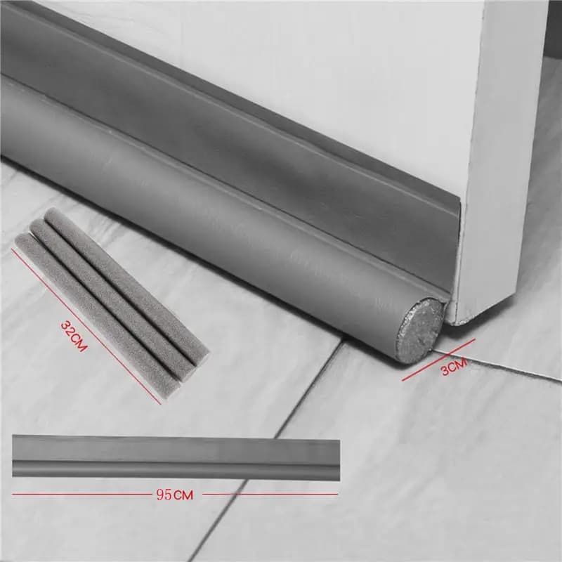 Shower Barrier Water Stopper Household Bathroom Door Waterproof Strip Water Retaining Strip Bendable Door Bottom Sealing Strip
