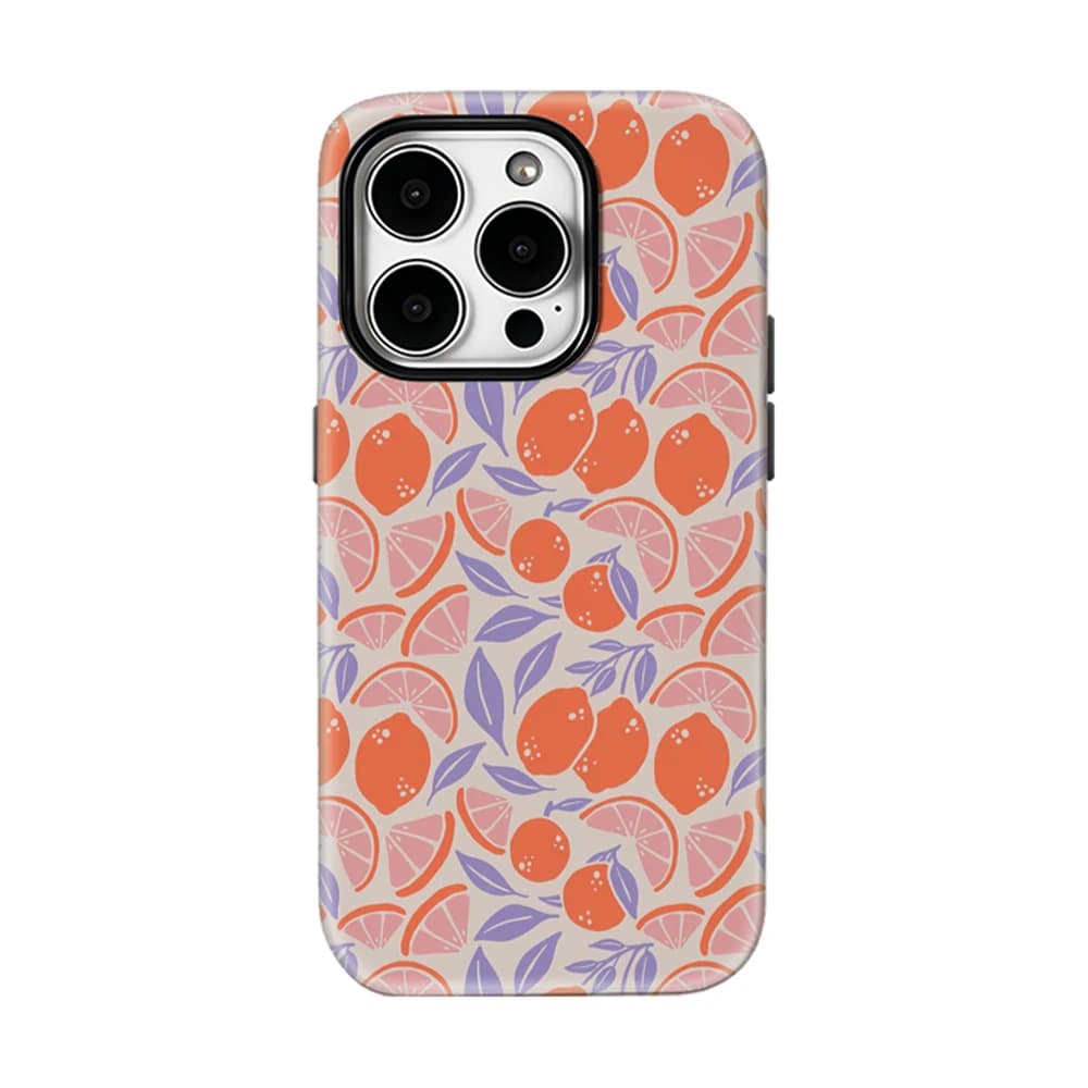 Tropical Citrus Phone Case for IPhone 17 16 15 14 13 Pro Max Plus for Magnetic Single Double-layer Tough Case