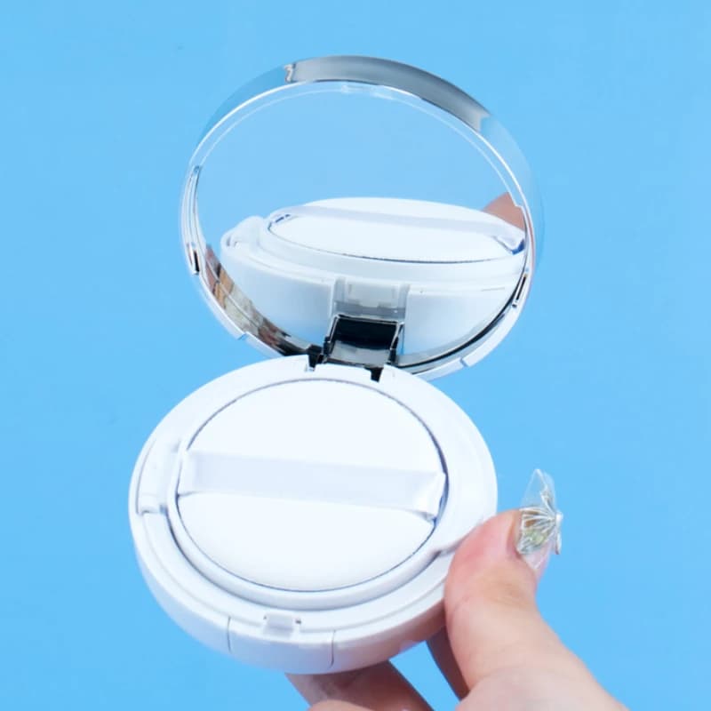 Air Cushion Foundation DIY Box 15g Cute Empty Puff Box Portable Mirror for Bb Cream Cosmetic Makeup Case Container with Sponge