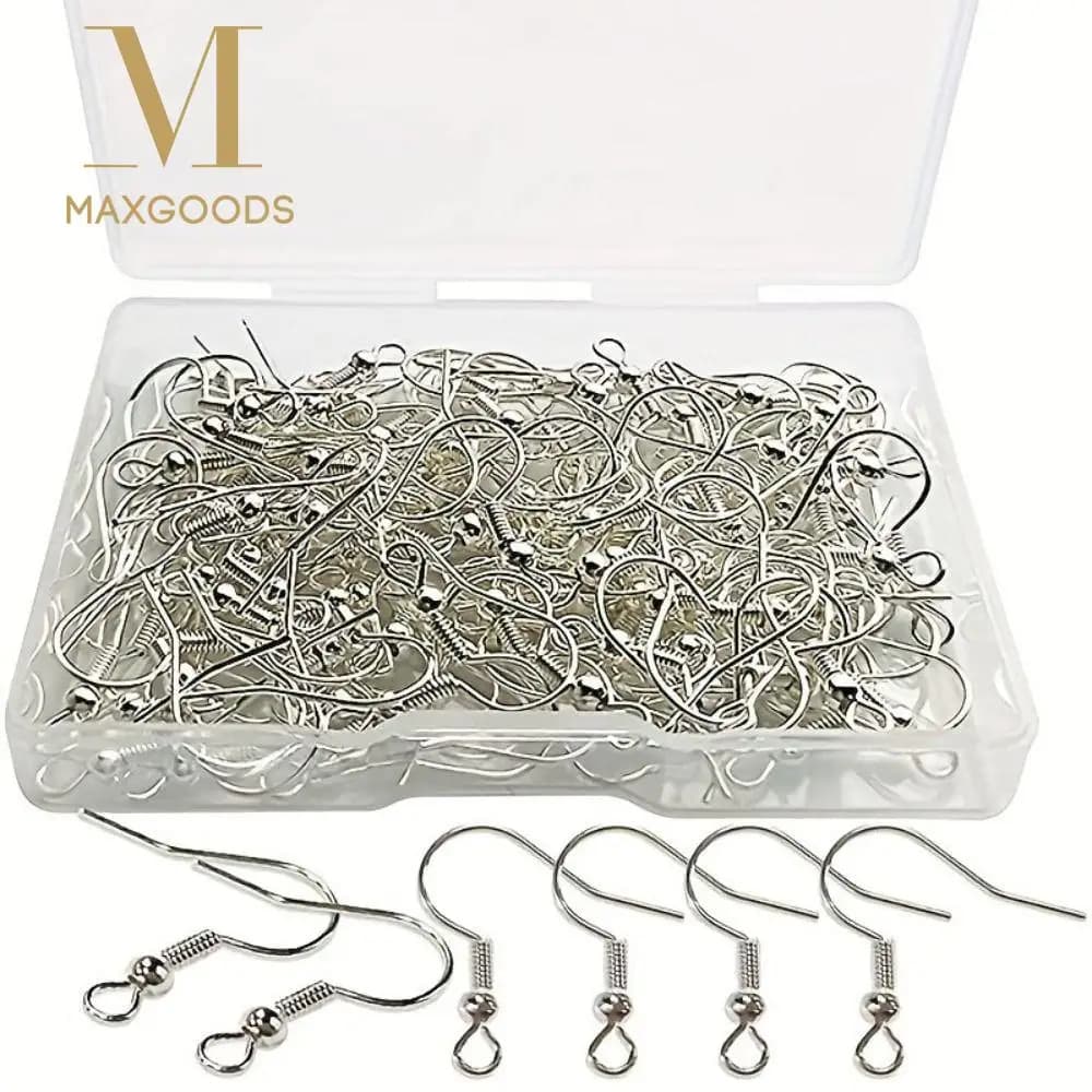 100 pezzi professionali ganci per orecchini in ferro oro argento parti di gioielli ipoallergenici accessori per orecchini fai da te fai da te