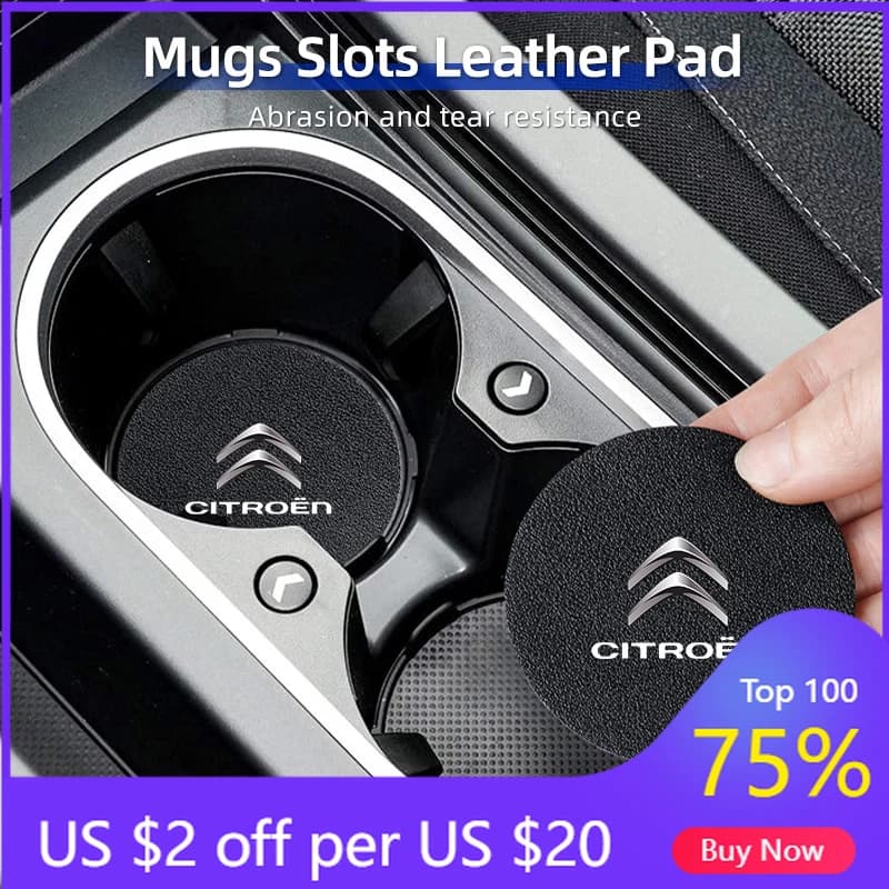 2026 News: Anti-slip Car Wallet, Accessories for Citroen C4 C3 C5 C1 C2 Berlingo Celys