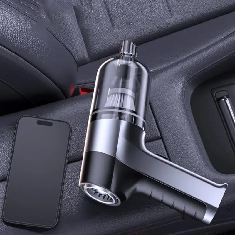 D0AB Holdhell ​​ad potenza Auto portatile aspirapolvere rimozione della spazzatura USB ricaricabile