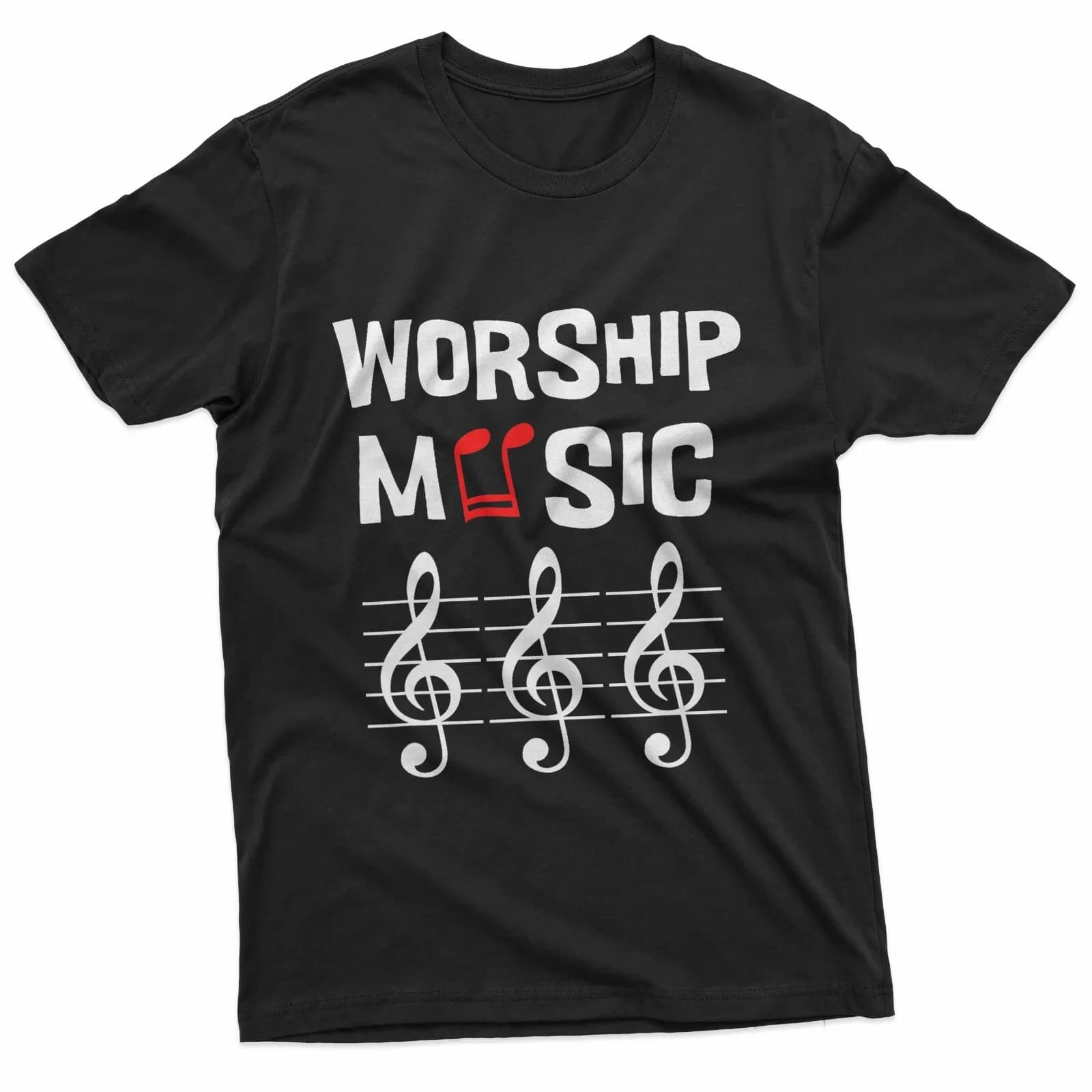 T-shirt con melodia di ispirazione religiosa per l'abbigliamento spirituale