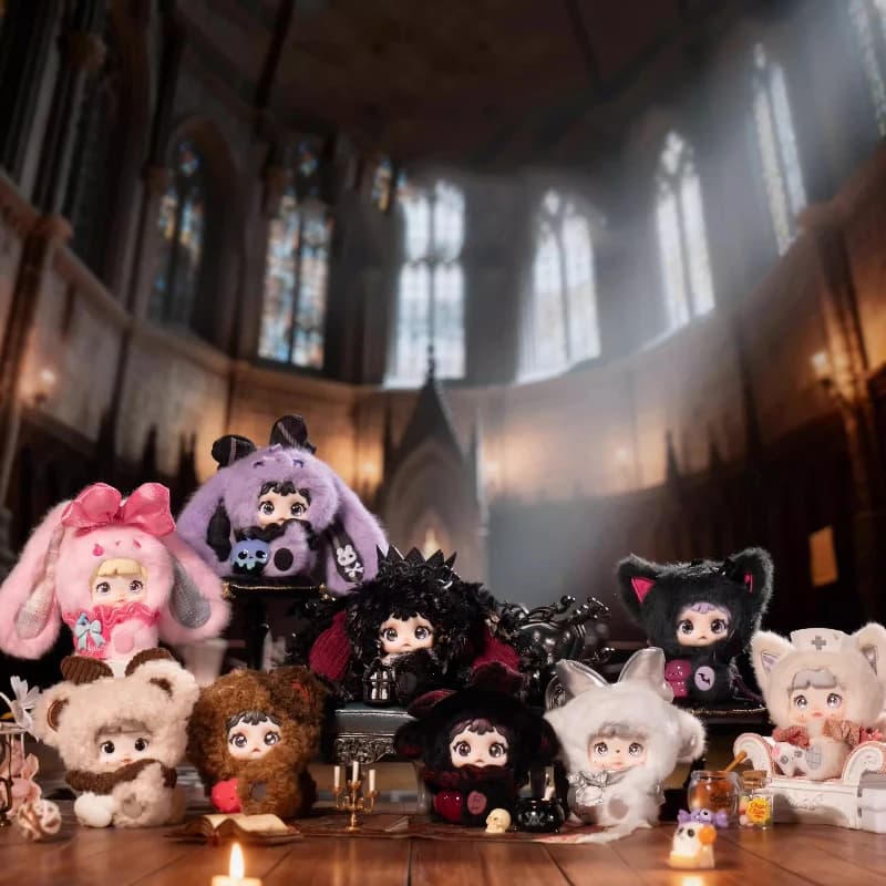 Autentico Portachiavi Peluche Heymi Nommi in Blind Box - Ciondolo Morbido e Carino, Regalo Ideale per i Fan degli Anime