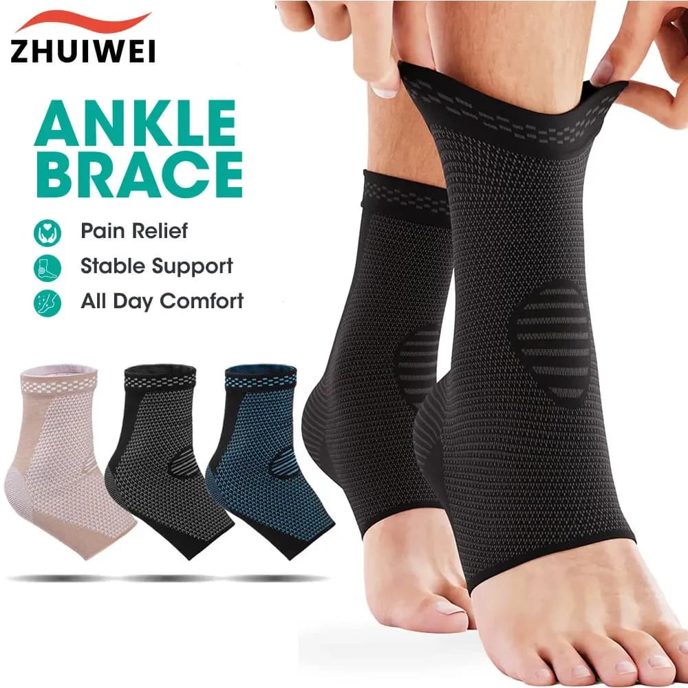 1 pz cavigliera per donna e uomo, manicotto di supporto per caviglia e fascia per caviglia, cavigliera a compressione per caviglia slogata, fascite plantare