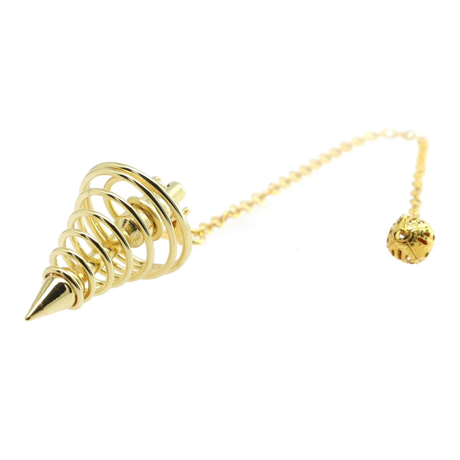 1 * Pendente a pendolo in bronzo elettroplaccato, decorazione per la casa e sicuro da usare, circa 11 g, oro, oro rosa, argento