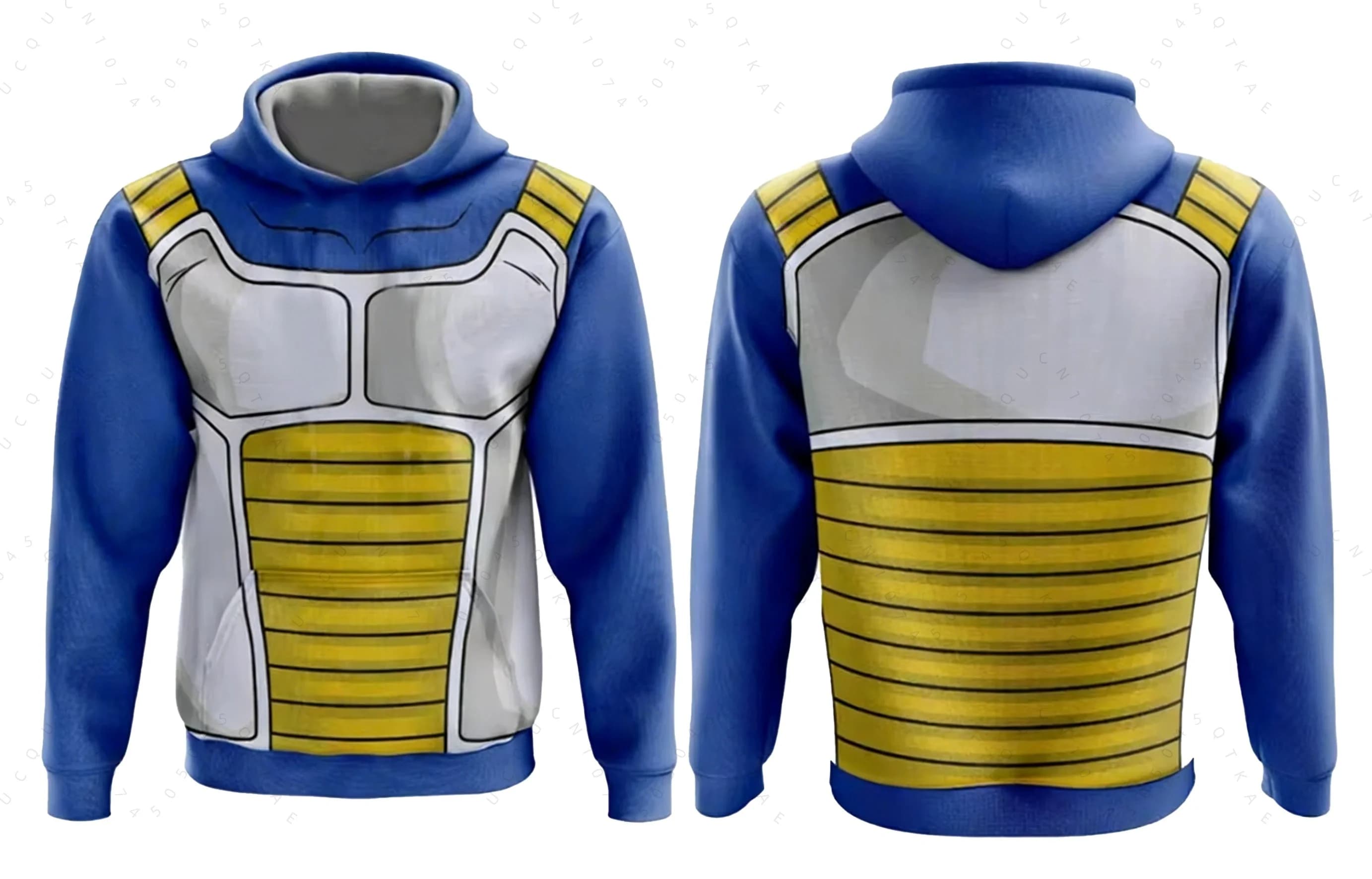 Felpa con cappuccio per adulti Ragazza Felpe sportive Set Cosplay Ragazzi Uomini Top Pantaloni casual Autunno Inverno Y2k Vegeta Armor Dragon Ball Z Felpe con cappuccio