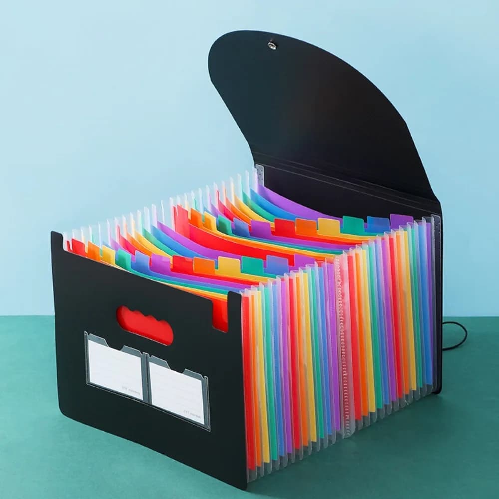 Organiser Paper With Flip Cover Expanding Document Folder Organiser A4 Box Accordion Folder File Folder A4 Expanding File Box