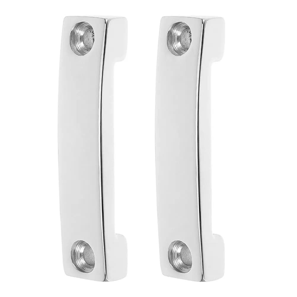 2 Pezzi Morsetto per Cinghia Nautica in Acciaio Inossidabile Resistente, Ancoraggio per Cinghie da 25mm per Yacht, Kayak, Imbarcazioni, Fibbia per Cinghie