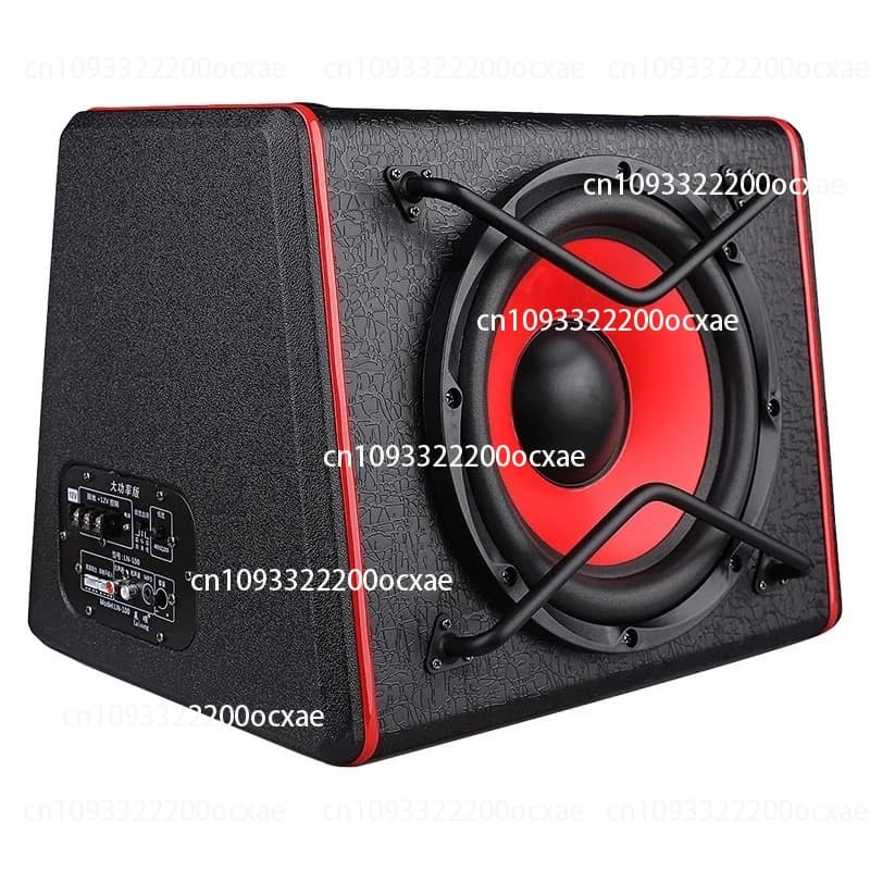Subwoofer audio per auto Altoparlante per auto attivo ad alta potenza da 10 pollici 12V Modifica subwoofer Bluetooth da 8 pollici 24V