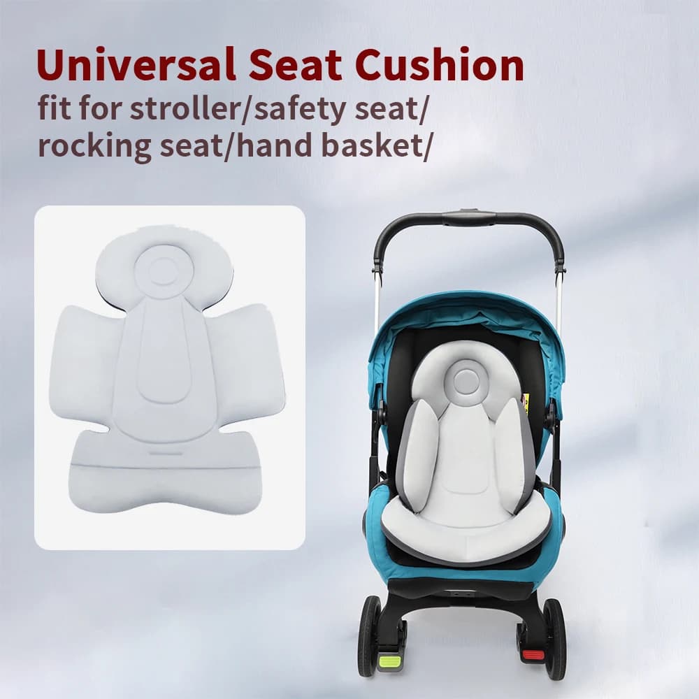 Cuscino universale per fodera del sedile per passeggino seggiolino di sicurezza per bambini sedia a dondolo cestino a mano marsupio per neonati Doona Yoyo accessori per bambini
