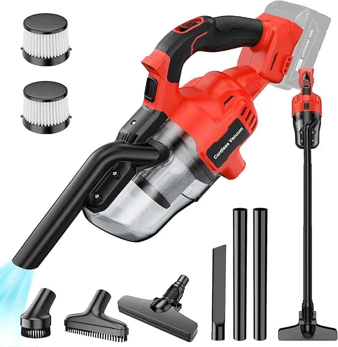 16000pa Cordless Electric Vacuum Cleaner Handheld Rechargeable Dry/Wet Dust Carpet Collector Machine for Milwaukee 18v Battery