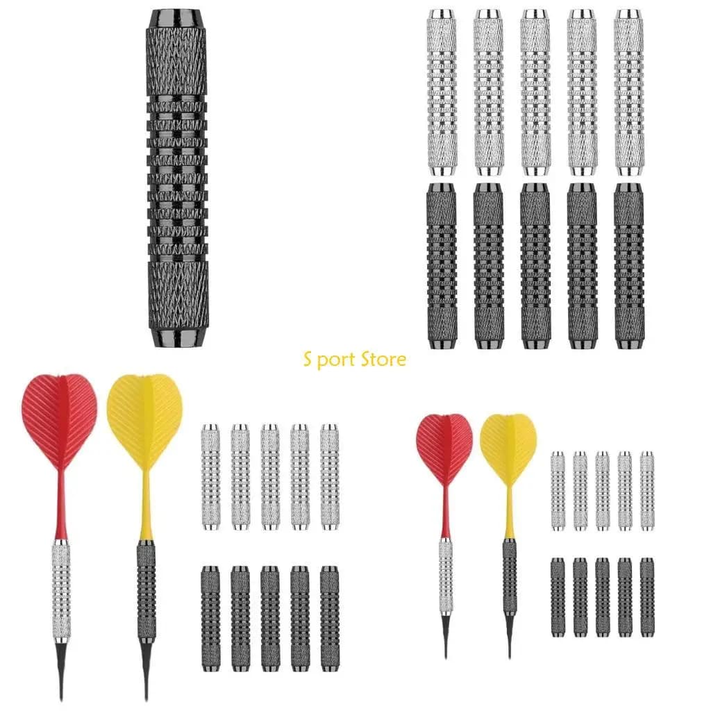 U2JB 5 Pz/pacco Barili per Dardo in Metallo per Accessori per Dardo Punta Morbida Dardo e Punta in Acciaio Dardo 14 Grammi Set