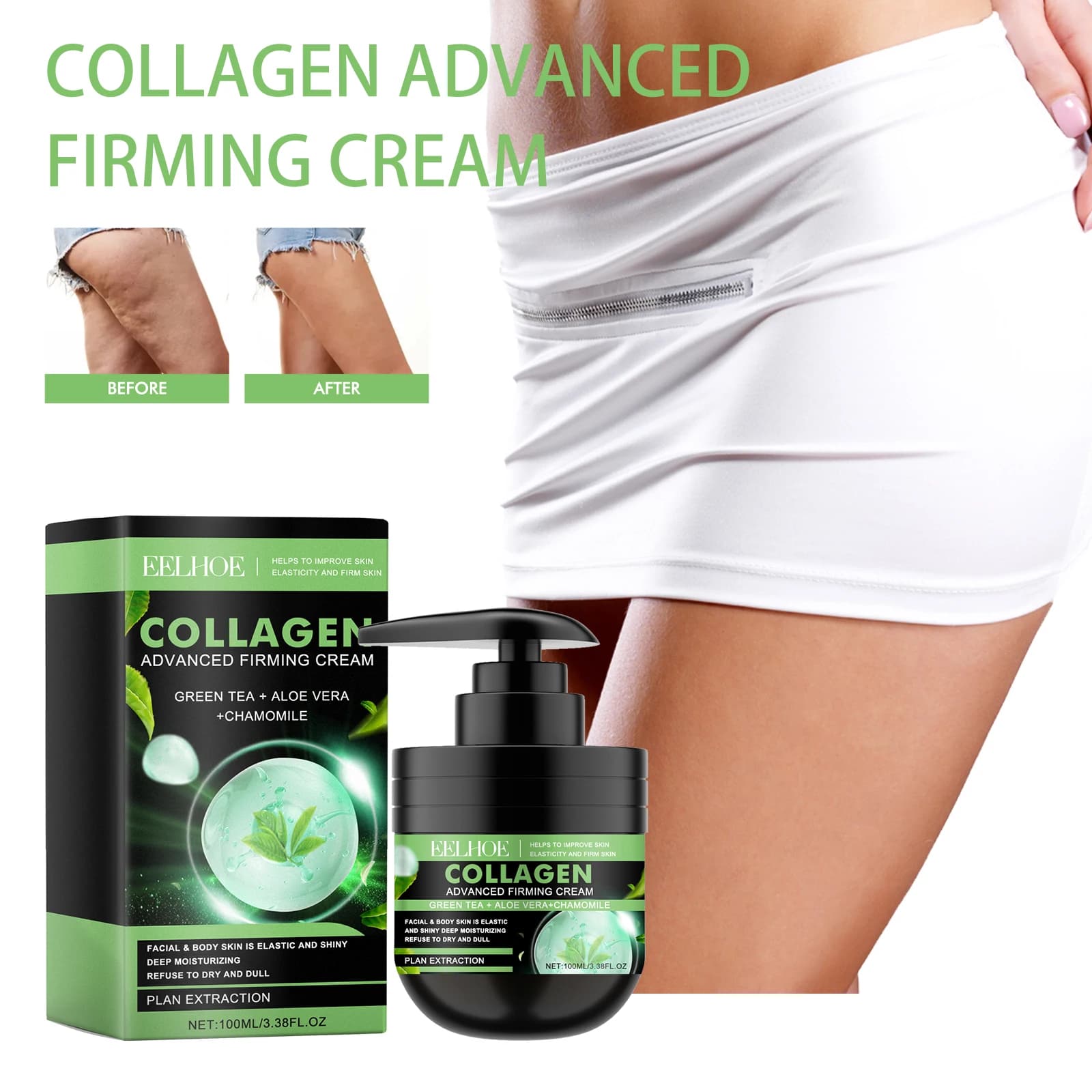 Crema corpo rassodante al collagene, idratante intensivo per pelli secche e ruvide, cura levigante e nutriente