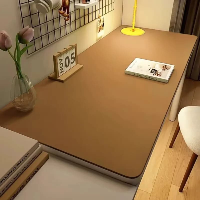 Leather tablecloth for home Easy to clean table protection Waterproof tea cupboard large desk mat Anti-slip keyboard mouse pad for players