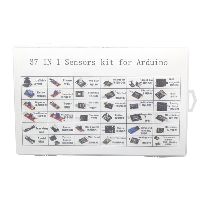 For arduino 45 in 1 Sensors Modules Starter Kit better than 37in1 sensor kit 37 in 1 Sensor Kit R3 MEGA2560