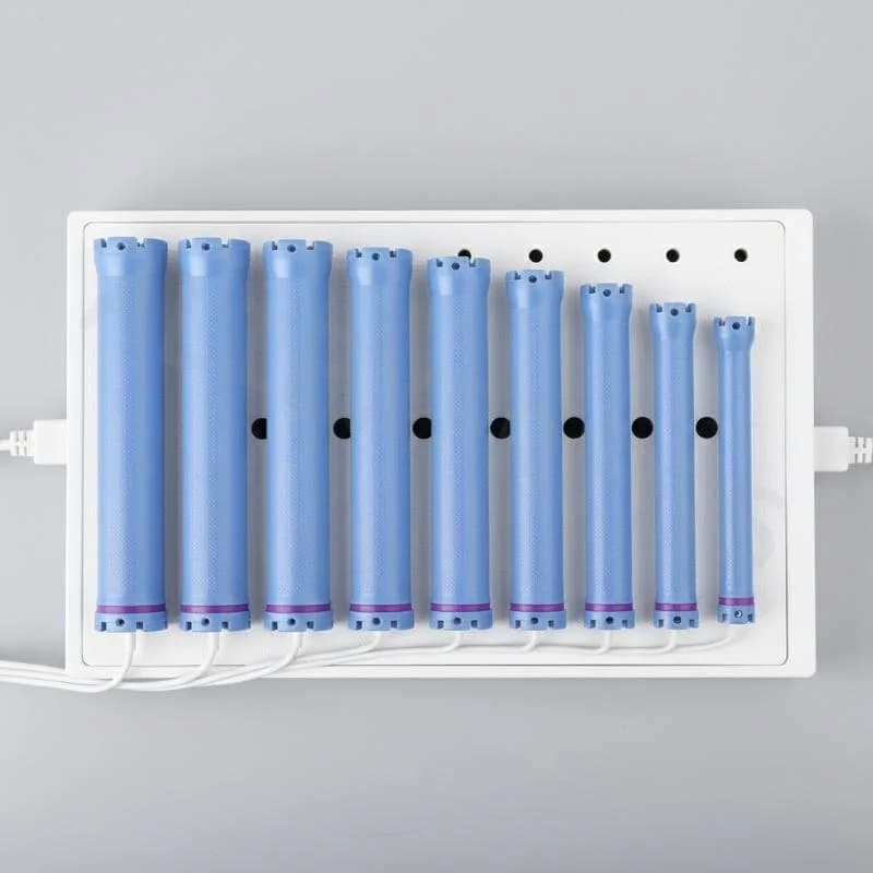 Wavy Hair Salon Barber Curling Spiral Styling Tools 140mm 24V Digital Hair Hot Perm Rods Electric Heated Curlers Bars Rollers
