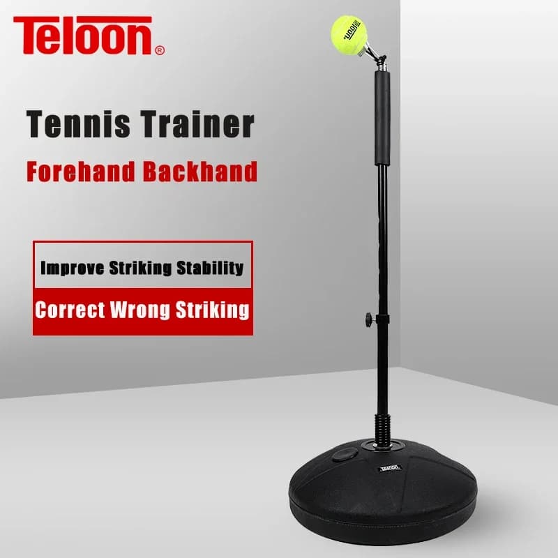 Strumento per allenare il tennis Macchina professionale per esercitarsi Topspin Attrezzatura per principianti per allenamento con palline portatili Accessori Tenis