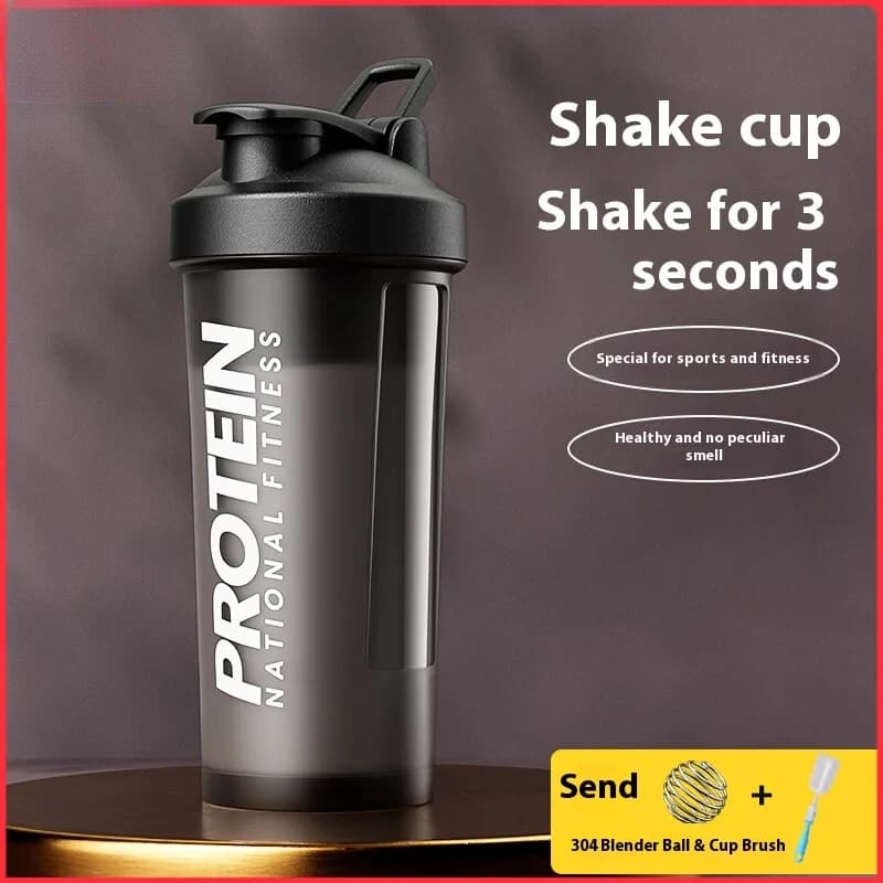 Shaker per Fitness e Sport, Borraccia per Proteine in Polvere, Shaker per Frullati, Borraccia Miscelatrice per Uomo e Donna