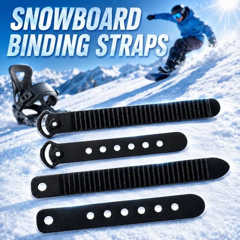 Universal Snowboard Binding Ladder Straps, Cold-Resistant Ankle & Toe Ladder Strap Replacements for Snowboard Bindings Repair