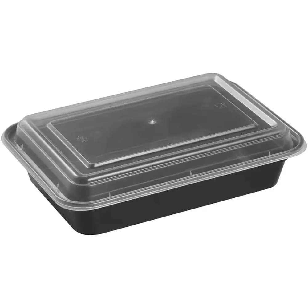 Contenitori Riutilizzabili per Alimenti da 50 Pezzi con Coperchi a Chiusura Ermetica, 58oz/1715ml