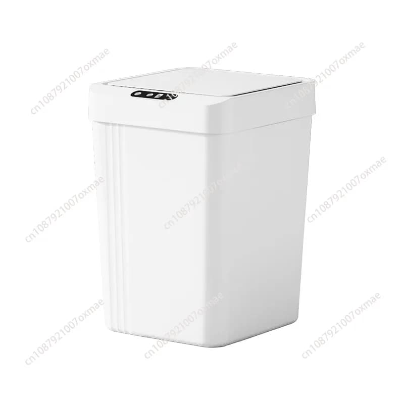 Pattumiera intelligente da 13 litri con sensore automatico, pattumiera elettrica, cestino per rifiuti impermeabile per cucina, bagno, riciclaggio dei rifiuti
