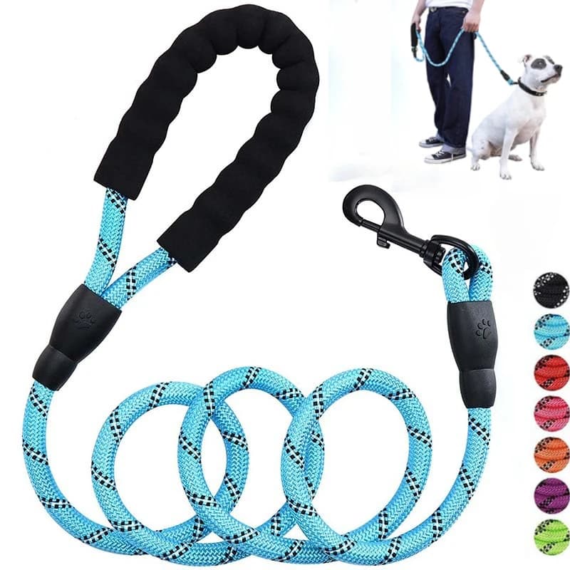 Guinzaglio per cani forte Guinzagli per animali domestici Guinzaglio riflettente per cani grandi, piccoli, medi e grandi Guinzaglio per traino Accessorio per cani Golden Retriever
