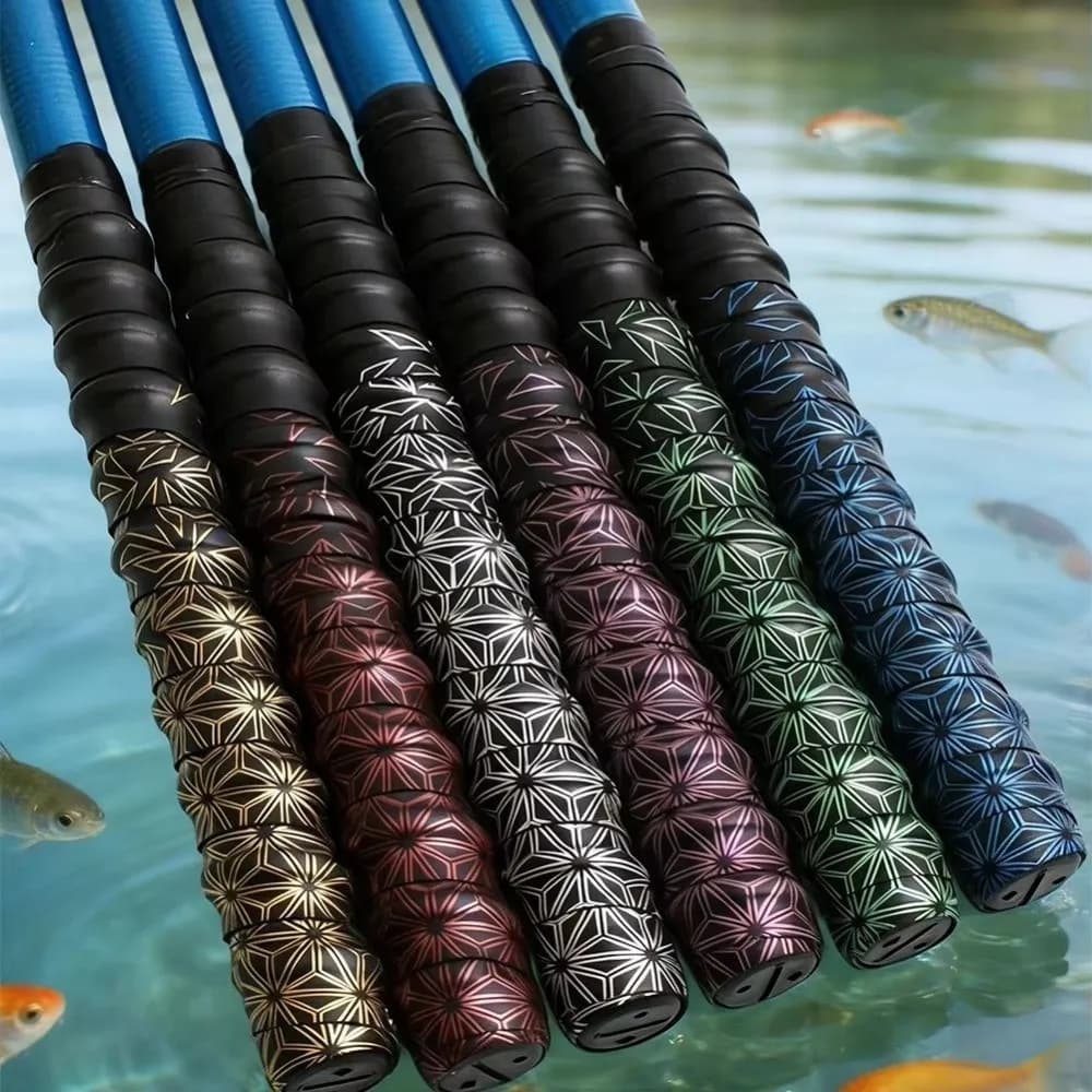 Anti-slip Badminton Handle Wrap Tape Shock-Absorbing Sweat-Absorbent Fishing Rods Band Wear-resistant Tennis Racket Grip Tape