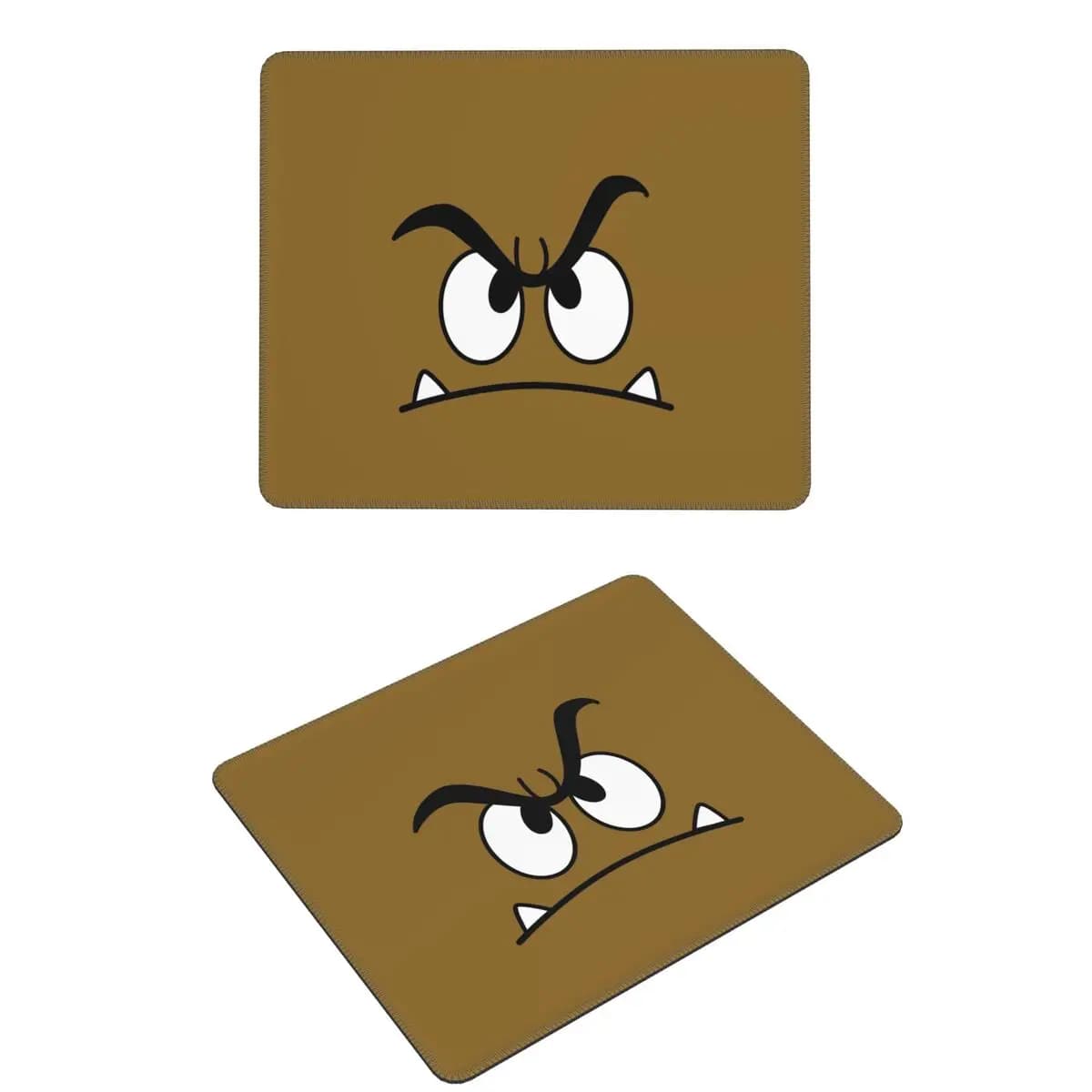 Goomba Face Mouse Pad Tastiera per computer Tappetino per mouse Tappetino per scrivania per laptop da gioco Accessori per ufficio Tappetini da tavolo