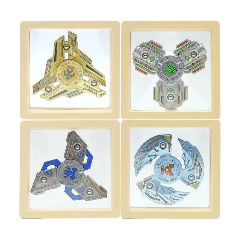 EDC Creative Finger Spinner Fidget Spinner Rotante Giocattolo Puzzle in Scatola Fantastico Antistress Divertente Regalo per Ragazzi e Studenti