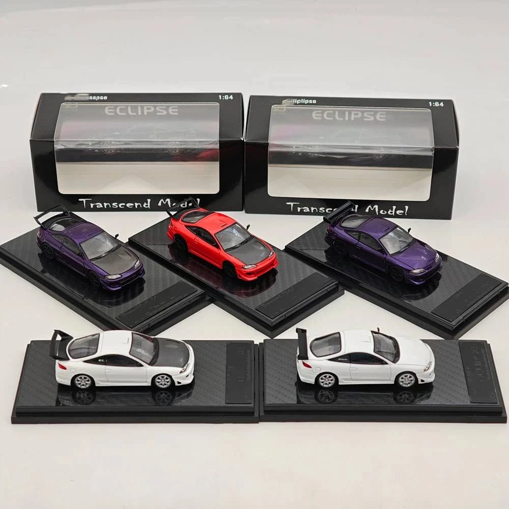Transcend model 1:64 for 1995 Eclipse GS Coupe Sports Model Diecast Metal Car Miniature Limited Collection (5 Variants)