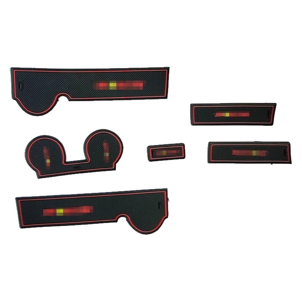 Car Door Groove Mats For Cadillac XT5 2016-2024 Anti-Slip Gate Slot Cup Mat Non-Slip Rubber Mats Interior Accessories
