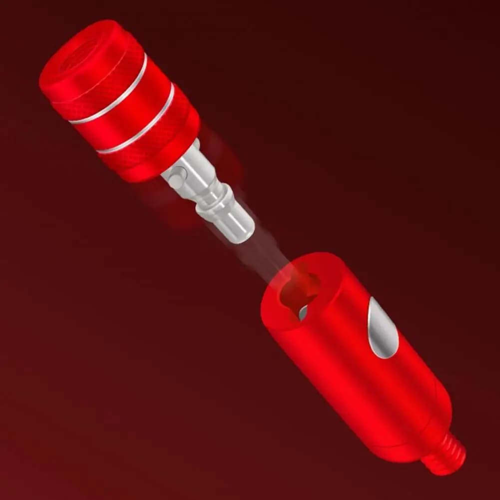 Connettore testa guadino da pesca 8MM Adattatore per asta per rete da immersione a sgancio rapido Convertitore in lega Accessori per la pesca
