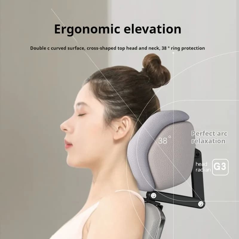 Cuscino per il collo della sedia, cuscino ergonomico per poggiatesta della sedia, universale, traspirante, durevole, per accessori per sedie da ufficio e computer