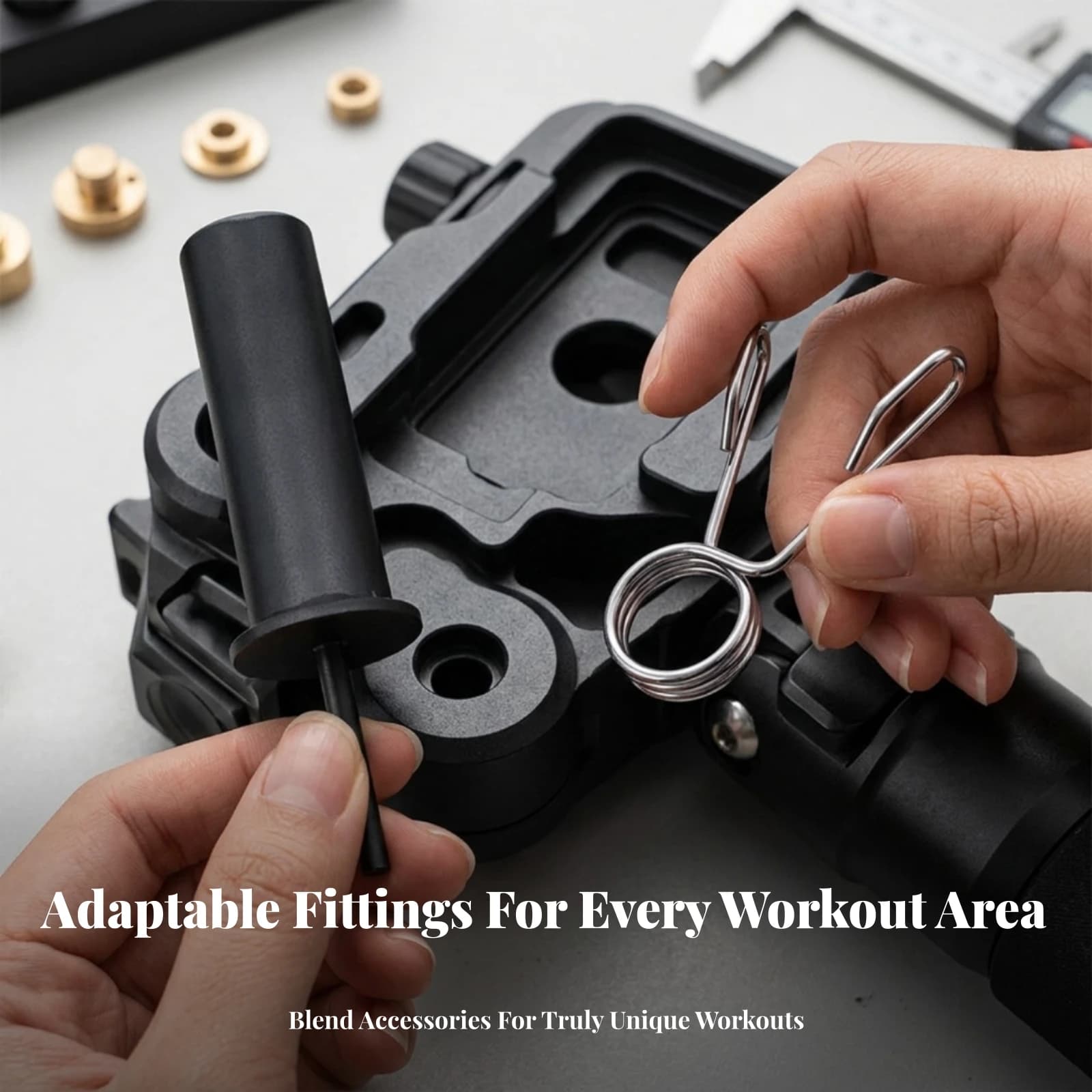 Black Fitness Gear Weight Plate Holder Pin Cylindrical Squat Rack Weight Pin Tooltool-Less Installation