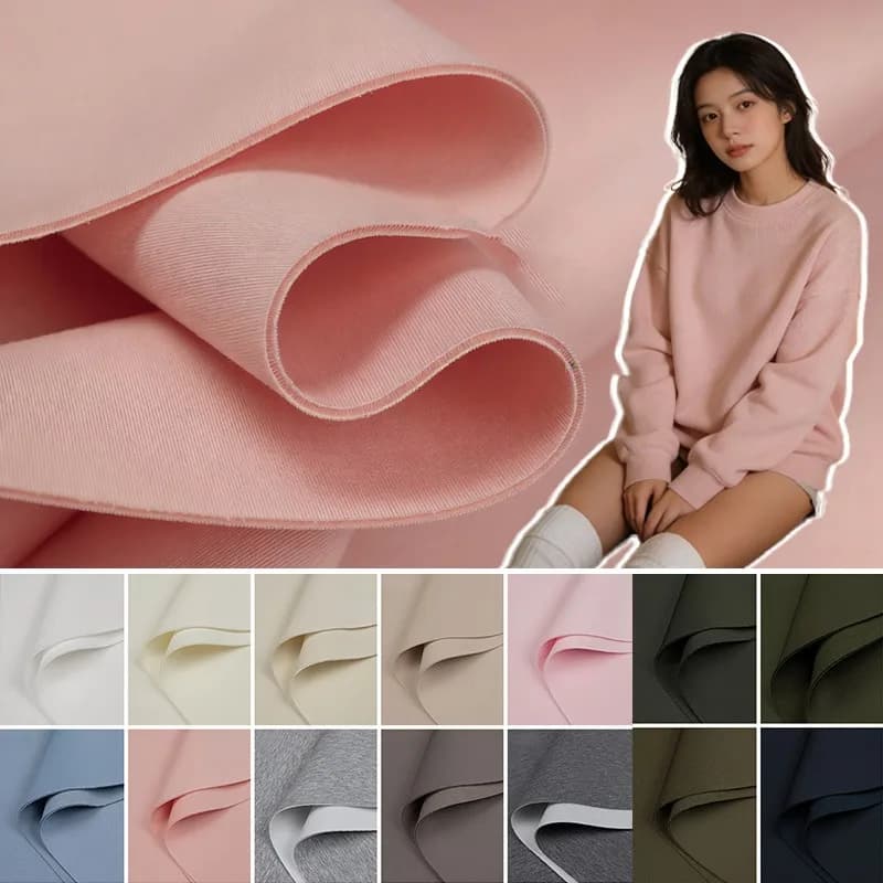 Tessuto in Cotone Spaziale a Strato d'Aria, Materiale in Poliestere Spandex per Cucito Fai-da-Te, Giacche, Abbigliamento Sportivo